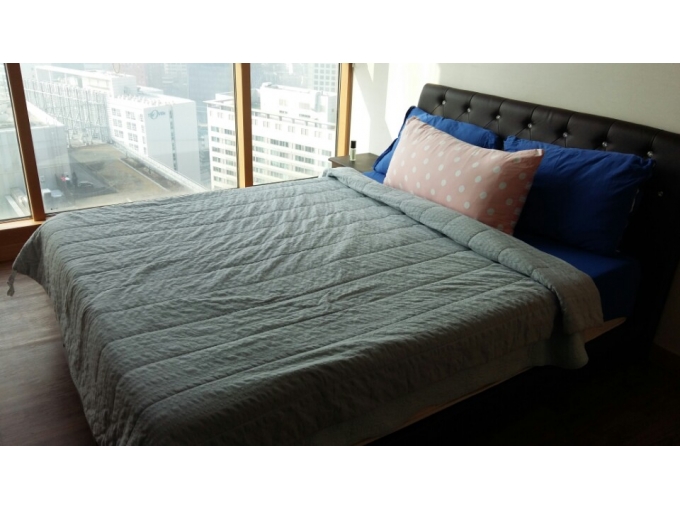 korea furniture rental Queen size bed